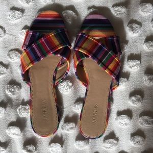 Jcrew rainbow slides